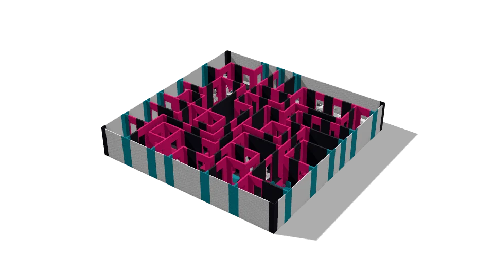 A generated arrangement of the Open Office kit.