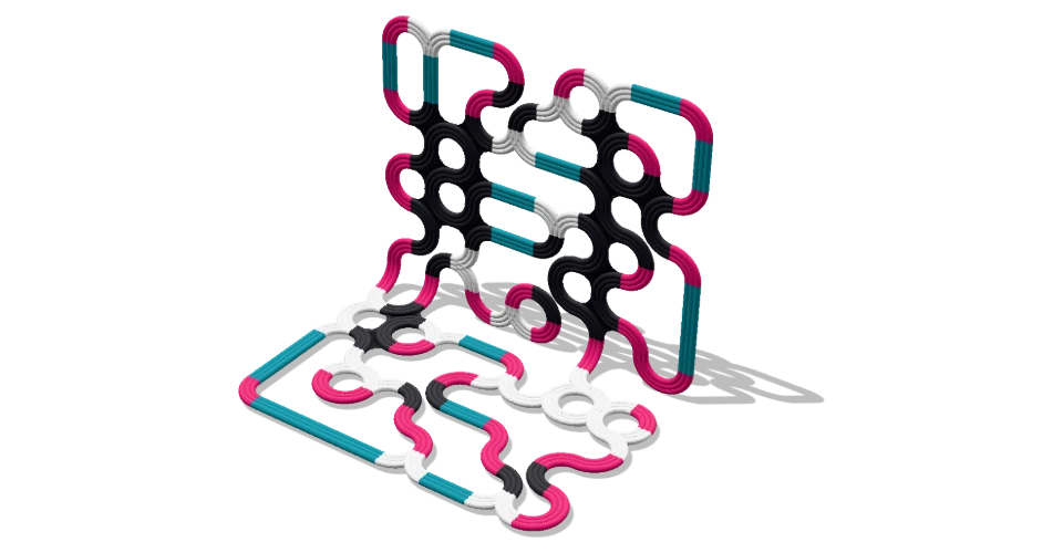 A generated arrangement of the Tubes kit.